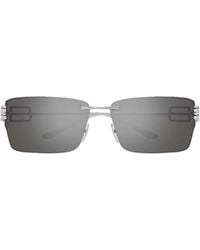 Balenciaga - Eyewear Rectangle Frame Sunglasses - Lyst