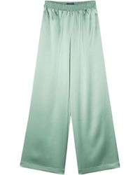 Gianluca Capannolo - Antonella Satin Finish Palazzo Pants - Lyst