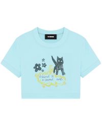 we11done - Pattern Printed T-Shirt - Lyst