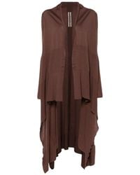 Rick Owens - Open-Front Virgin Wool Cardigan - Lyst