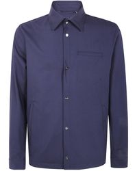 Herno - Long-Sleeved Button-Up Shirt - Lyst
