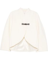 forte_forte - Buckle-Fastening Jacket - Lyst