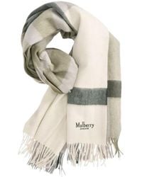 Mulberry - Large Check Scarf - Lyst