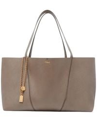 Chloé - Chloé Spin Horizontal Large Tote Bag - Lyst