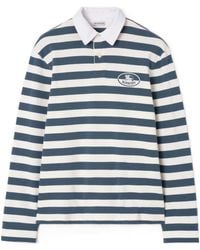 Burberry - Cotton Rugby Shirt - Lyst