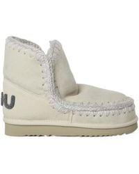 Mou - Eskimo 18 Contrast Stitched Ankle Boots - Lyst