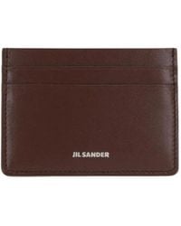 Jil Sander - Logo Card Holder - Lyst