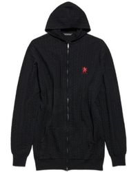 Balenciaga - Logo-Embroidered Zipped Hoodie - Lyst