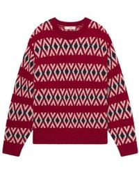 FRAME - Crew-Neck Knit Sweater - Lyst