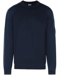 C.P. Company - Lens Detailed Crewneck Sweatshirt - Lyst