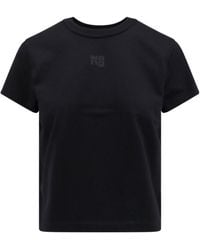 T By Alexander Wang - Regular Fit Crewneck T-Shirt - Lyst