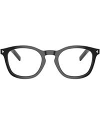 Prada - Eyewear Round Frame Glasses - Lyst