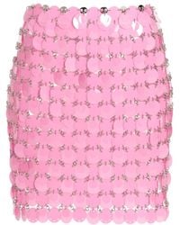Rabanne - Chainmail High-Waist Mini Skirt - Lyst