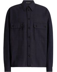 Dolce & Gabbana - Glen Plaid Shirt - Lyst