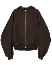 The Attico - Cotton Gabardine Bomber Jacket - Lyst