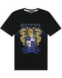 Just Cavalli - Printed T-Shirt - Lyst