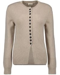 KHAITE - Josette Split-Hem Cardigan - Lyst