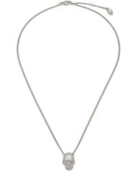 McQueen - Skull Chain-Linked Necklace - Lyst