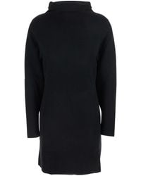 P.A.R.O.S.H. - High-Neck Long-Sleeve Dress - Lyst