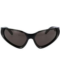 Balenciaga - Eyewear Oval Frame Sunglasses - Lyst