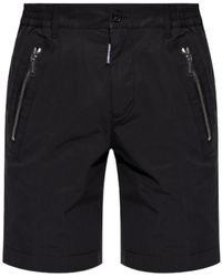 DSquared² - Icon-Printed Knee-Length Shorts - Lyst