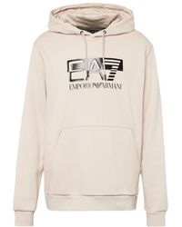 EA7 - Logo Hoodie - Lyst