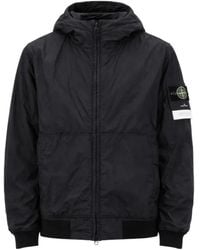 Stone Island - Recycled Hooded Jacket - Lyst