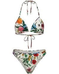 Gucci - Printed Sparkling Bikini Set - Lyst