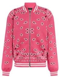 Alanui - Bandana Jacquard Cotton Bomber Jacket - Lyst