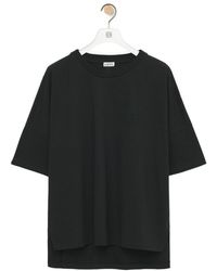 Loewe - Monogram Embroidered Crewneck T-Shirt - Lyst