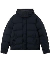 Stone Island - Stand Collar Down Jacket With Detachable Hood And Anti-Drop - Lyst