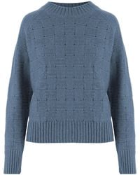 Allude - Basketweave Knitted Sweater - Lyst