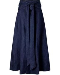 Gabriela Hearst - Zivan Cotton And Linen-Blend Maxi Skirt - Lyst