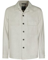 ZEGNA - Button-Up Overshirt - Lyst