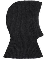 Lemaire - Ribbed-Knit Slip-On Balaclava - Lyst
