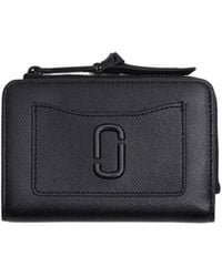 Marc Jacobs - Logo-Plaque Leather Wallet - Lyst