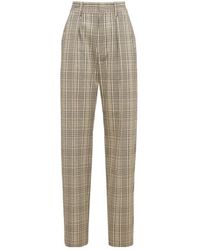 Isabel Marant - Miro Cotton Blend Gauze Straight Pants - Lyst