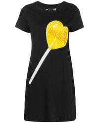 Moschino - Lollipop Printed T-Shirt Dress - Lyst