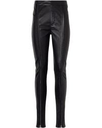 Tom Ford - Glossy Leather Slim-Fit Trousers - Lyst