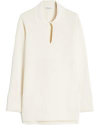 Max Mara - Long-Sleeve Polo Top - Lyst