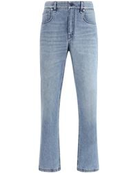 Fendi - Long Straight-Leg Jeans - Lyst