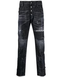 DSquared² - Icon Distressed-Effect Skinny Jeans - Lyst
