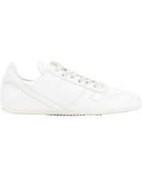 Rick Owens - Low Top Sneakers With Front Lace-Up Closure And Rubber Sole - Lyst