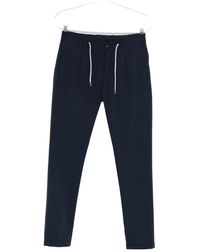 Eleventy - Drawstring Tapered Pants - Lyst
