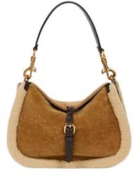 Etro - Pony-Hair Mutton-Trim Cross Body Bag - Lyst