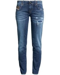 DIESEL - Slim Fit Denim Trousers - Lyst