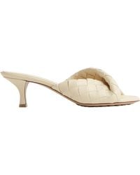 Bottega Veneta - Intrecciato Blink Mules - Lyst