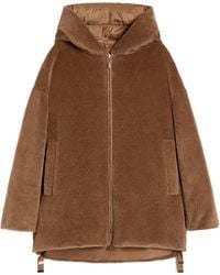 Max Mara - The Cube Olivia Reversible Zip-Up Hooded Coat - Lyst