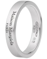 Maison Margiela - Logo Engraved Ring - Lyst