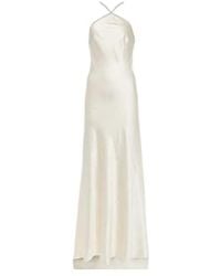 Roland Mouret - Bridal Embellished Silk Satin Gown - Lyst